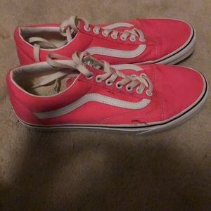 Hot Pink Vans Size women 9